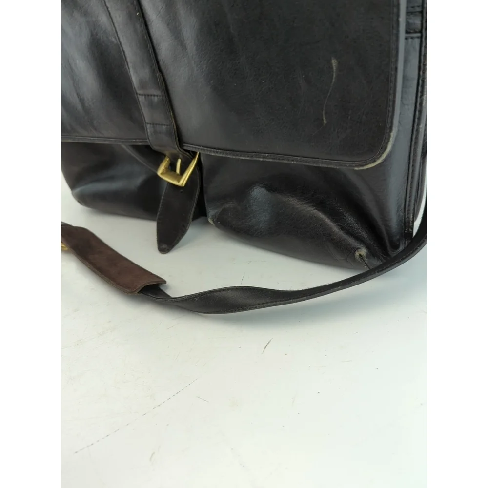 Hidesign Leather Briefcase Black 15x12 5